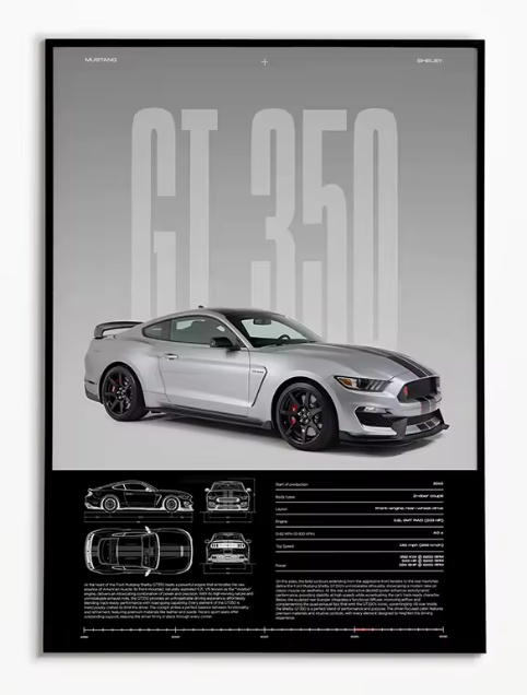 Poster Mustang Shelby