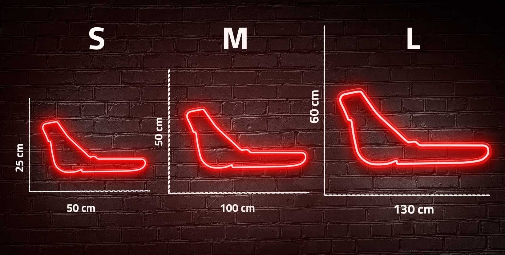 "Circuit Autodromo Nazionale di Monza" Enseigne Lumineuse en Néon, Décoration