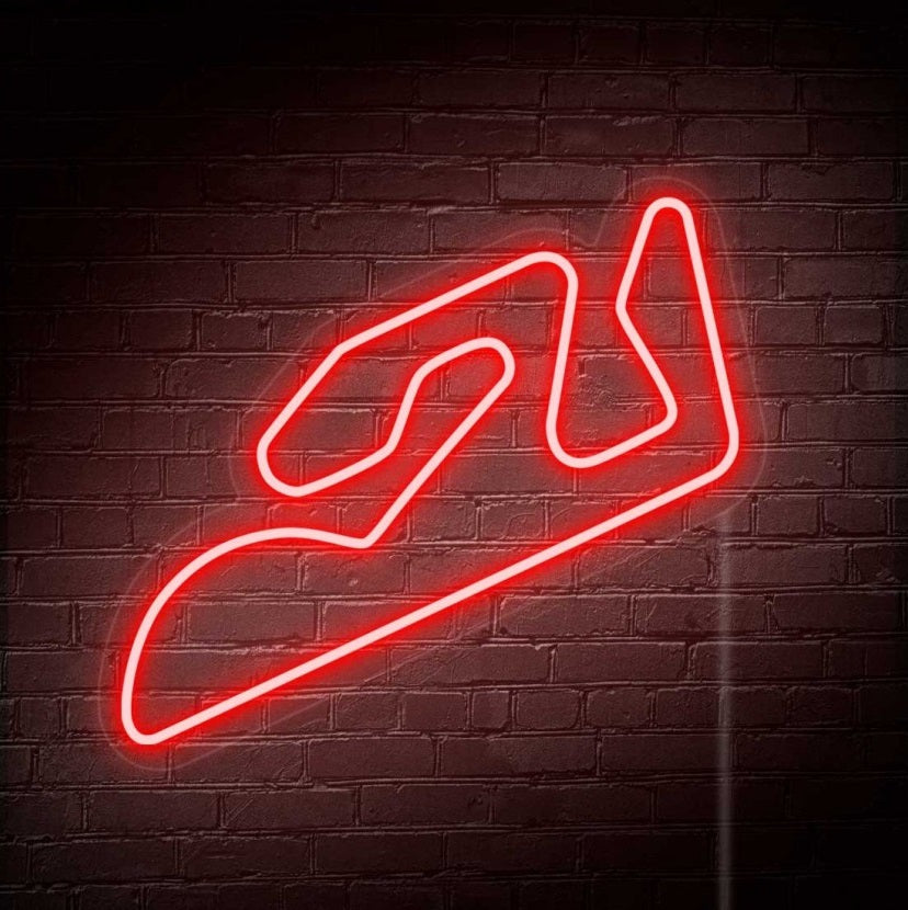 "Circuit RICARDO TORMO CHESTE" Enseigne Lumineuse en Néon, Décoration